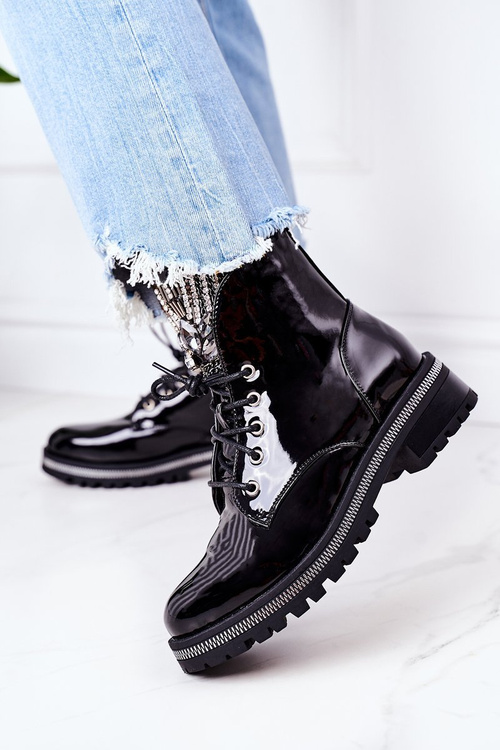 Maľované izolované vrecká s kubickým zirkónovým čiernym postojom