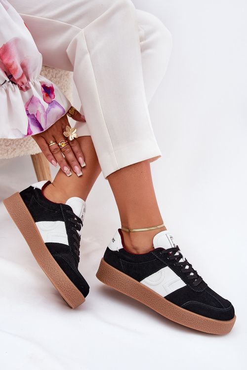 Semišové Dámské Tenisky Daniel Lopez Just Dare SS2D4021 Černé