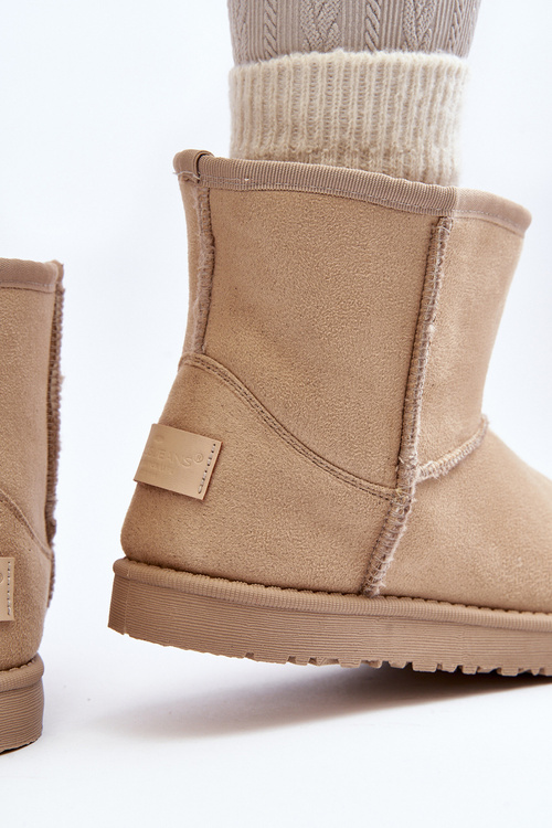 Dámske snehule Cross Jeans MM2R4023C Beige