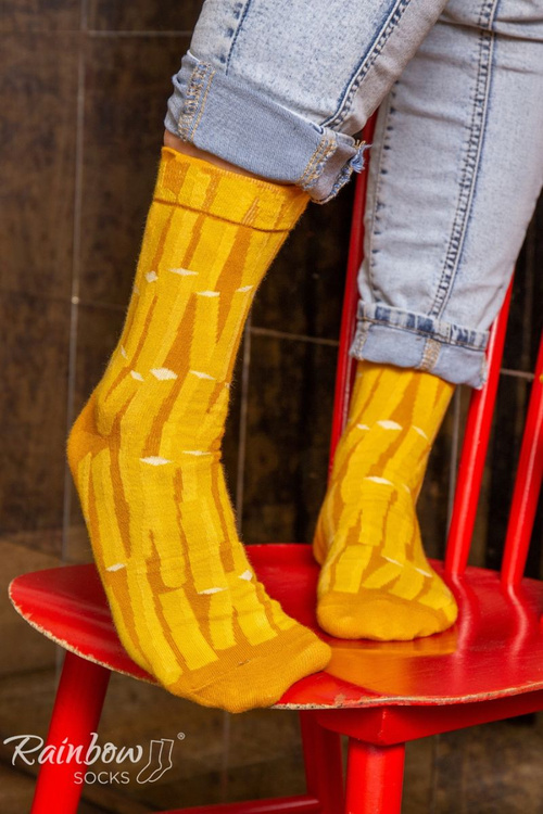 Sada dúhových ponožiek hranolky 2 páry