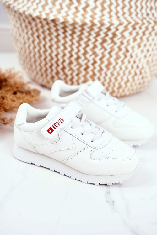 Dětská Sportovni Obuv Sneakers Big Star GG374057 Bíle
