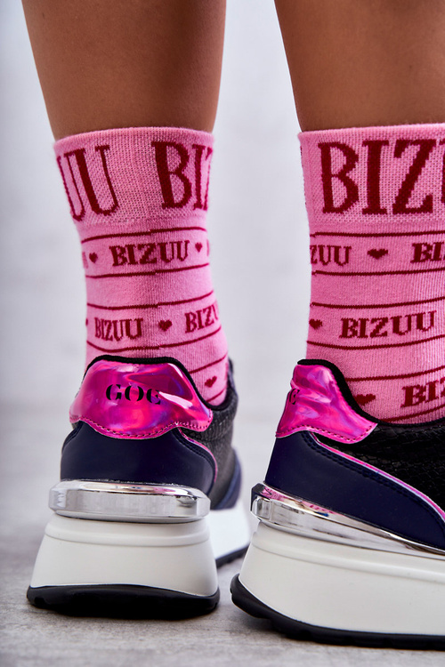 Dámske športové topánky na Goe KK2N4081 Čierna a námornícka modrá