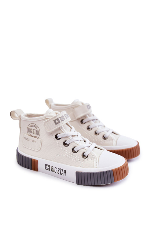 Dětské vysoké tenisky BIG STAR KK374015 Bílá