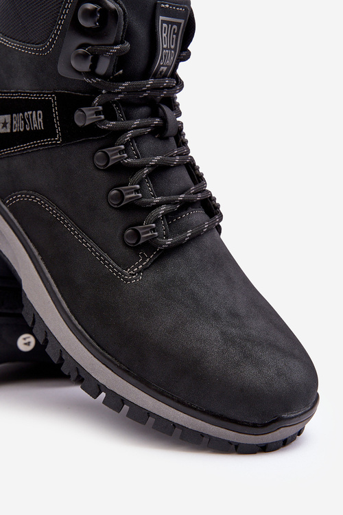 Mužské Trekkingové Boty Černé Big Star MM174019