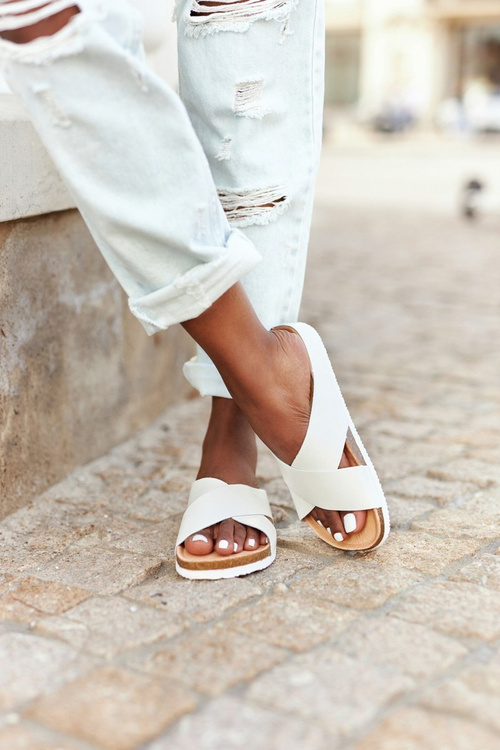 Veľká hviezda HH274647 White Profiled Flip -flops