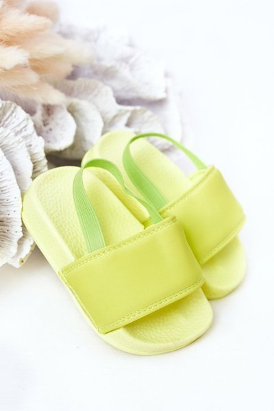 Dětské Gumové Nazouváky Limetkové Swimmer