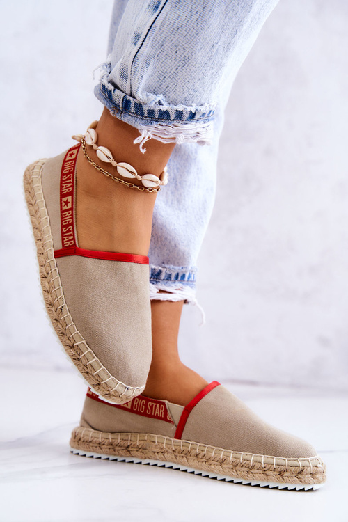 Nazouvací espadrilky Big Star JJ274879 Béžová