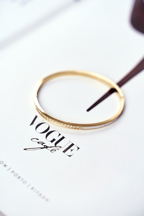 Dámský Náramek z nerezové oceli se Zirkony Zlato Guadiana