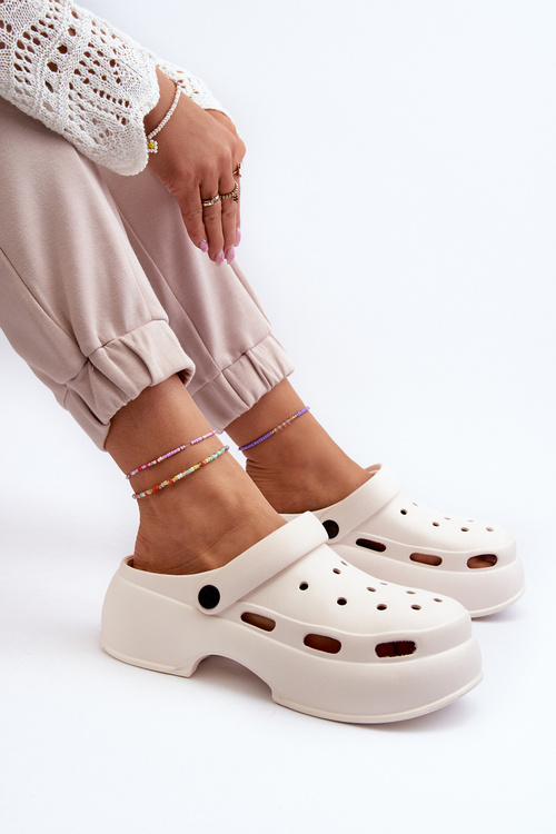 Dámske peny papuče biele Ilariana