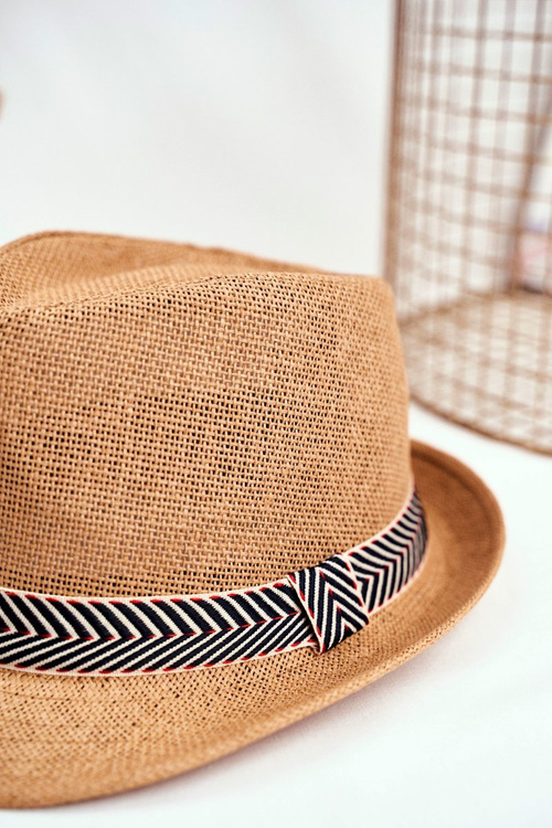 Dámský Klobouk Fedora BRUNO ROSSI Camel