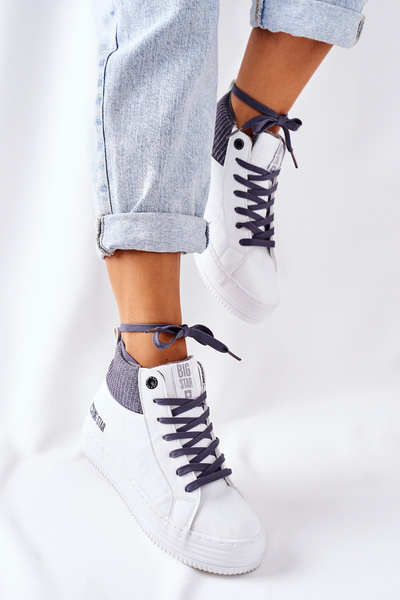 Vysoko izolovaná veľká hviezda II274144 tenisky Biało-Szare