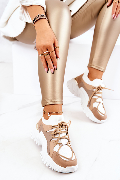 Tenisky tenisky béžové biele colleen