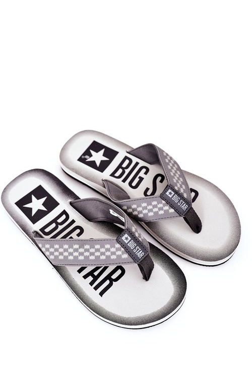 Pánske flip -flops Big Star HH174813 Gray
