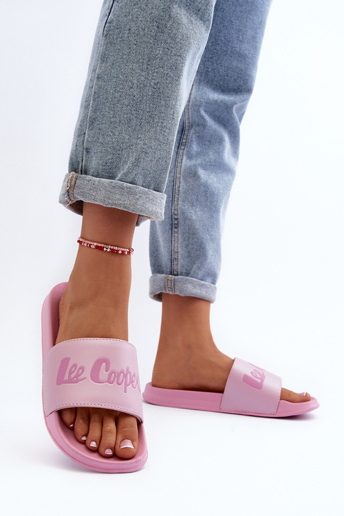 Dámské klasické žabky Lee Cooper LCW-24-42-2486L Růžové
