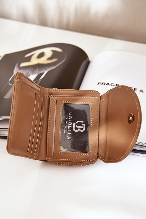 Dámská Peněženka Z Eko Kůže Tmavě Béžová Congaia