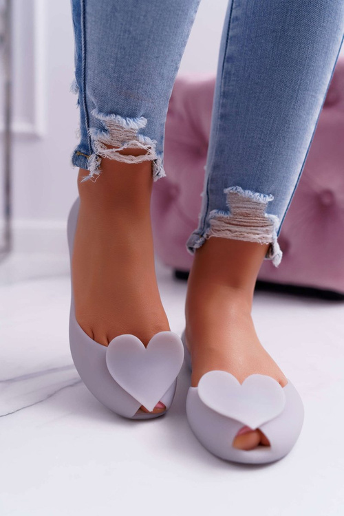 šedé ženy srdce balerínky Opacify