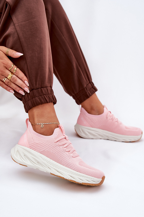 Pohodlné Dámské Sportovní Boty Big Star RR274A131 HI-POLY SYSTEM Růžové