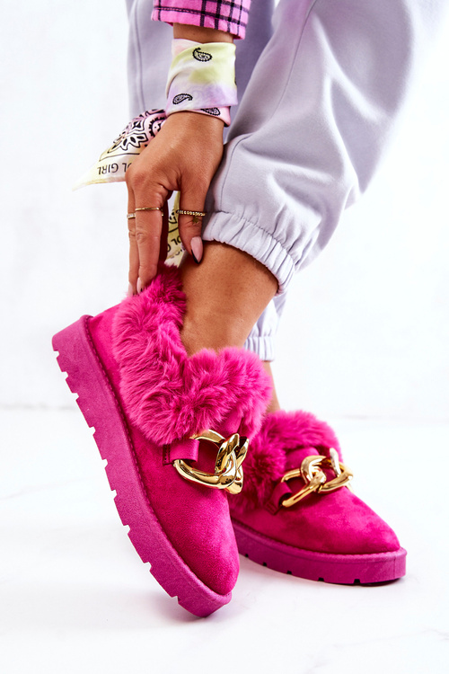 Dámské Papuče Zlatý řetěz fuchsiové Ardrums