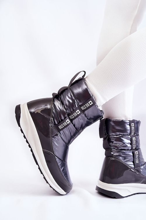 Dámské sněhule Big Star KK274391 Tmavě šedé