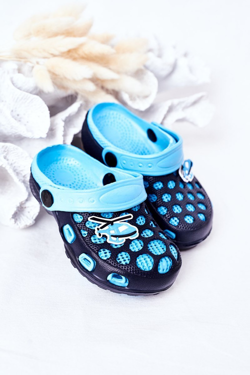 Dětské Pěnové Nazouváky Crocs Tmavě Modré Jupiter