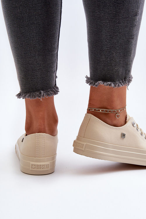 Klasické Dámské Tenisky Big Star NN274286 Bežové