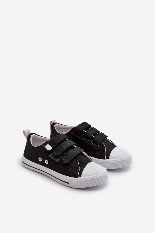 Detské tenisky na suchý zips Big Star NN374118 Čierne