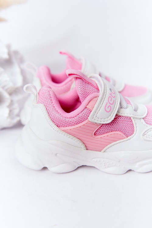 Dětské Sportovní Boty Bílé -Růžové Sugar