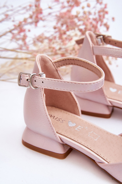 Detský nízky sandále ružové sandále ružové