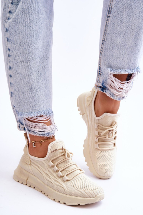 Dámská nazouvací sportovní obuv Tenisky Béžová Rosett