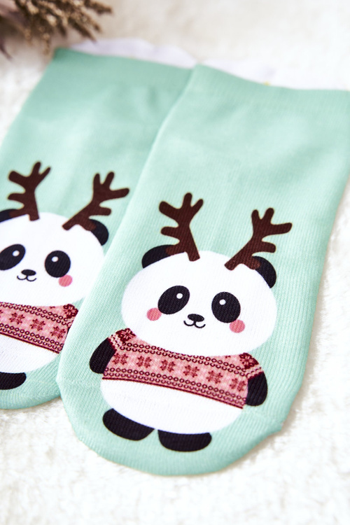 Panda's Foot Socks Green
