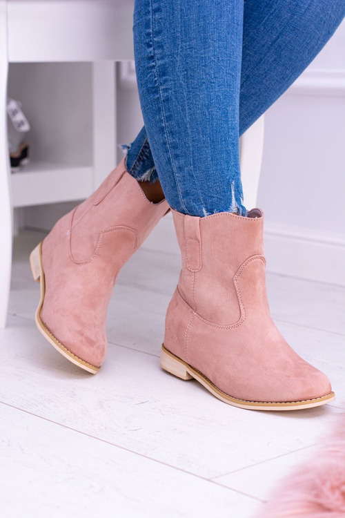 Lu Boo Dámské kotníkové boty růžové Trinity