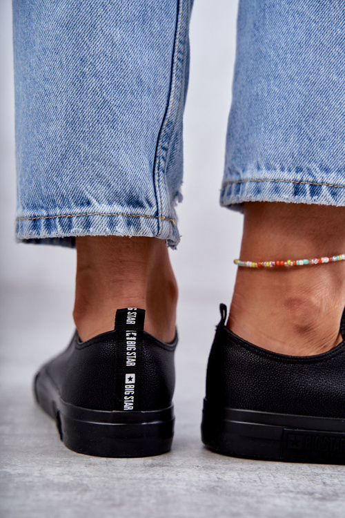 Dámské kůže Sneakers Big Star KK274106 Černá