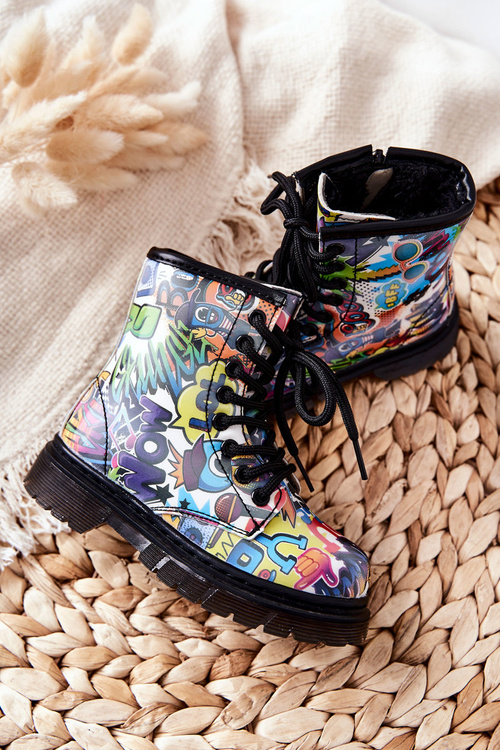 Dětské Boty zateplené Se Zipem barevné Tiptop