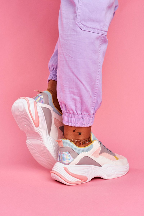 Dámská Sportovní Obuv Barevná Růžová Pinner