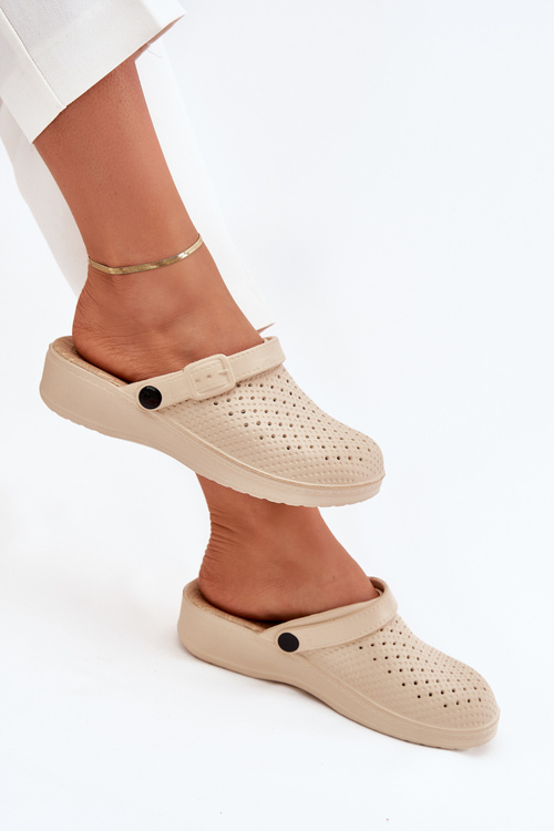 Pena Papuče Dámske Béžové Faylina