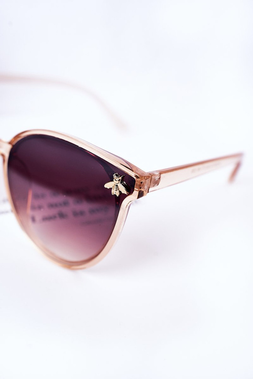 Sluneční Brýle S Muškou Béžové Ombre