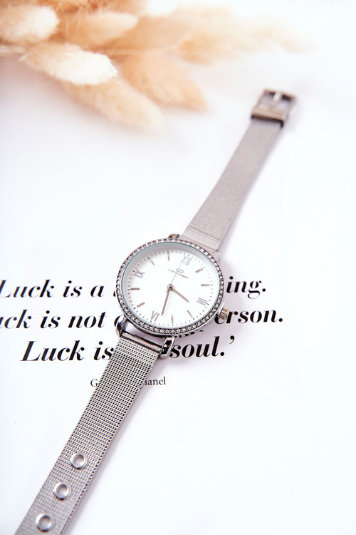 Sledujte s zirkónmi na Mesh Giorgio a Dario Silver náramok