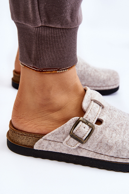 Ženské patričné papuče inblu DJ-07-002 béžová