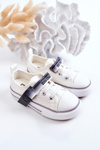 Detská nízka veľká hviezda JJ374075 Biele tenisky