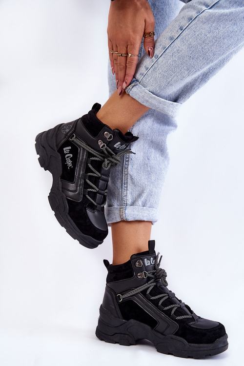 Dámská trekingová obuv Trappers Lee Cooper LCJ-22-31-1441 Černe