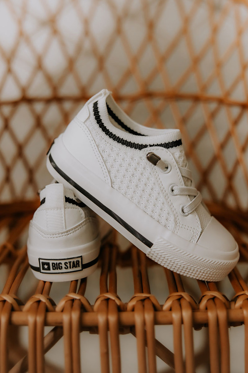 Detské posuvné tenisky Veľká hviezda JJ374394 biela