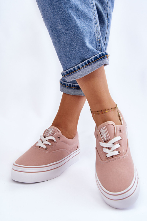 Dámske tenisky na platforme Big Star LL274229 Pink