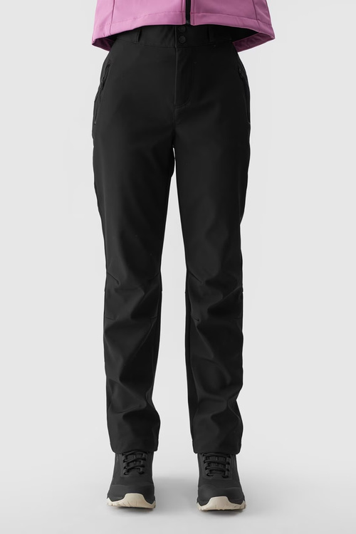 Dámske softshell trekkingové nohavice membrána 5000 4F Čierne 4FWAW24TFTRF0784-20S