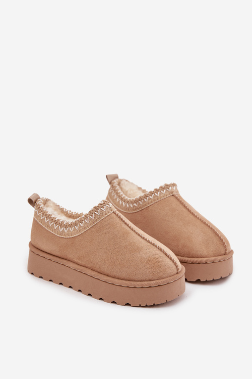 Detské snehule s výšivkou béžové Prina