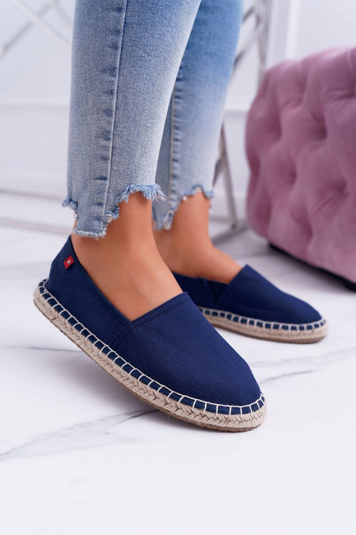 Dámské Espadrilky Big Star Tmavě Modré DD274A151