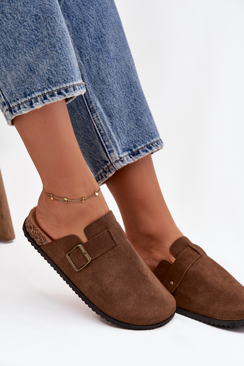 Dámske papuče a na platforme s prackou Selio