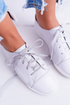 Topánky dámske tenisky Maciejka kožené biele 4049a