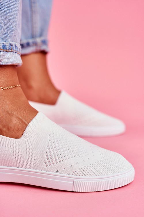 Dámské Tenisky Slip-on Big Star Bílé FF274A608