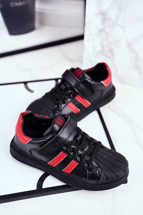 Veľká hviezda športových detí pre suchý zips čierny GG374022