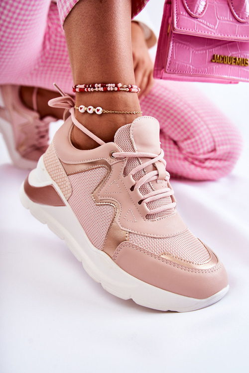 Dámske módne tenisky ružové allie